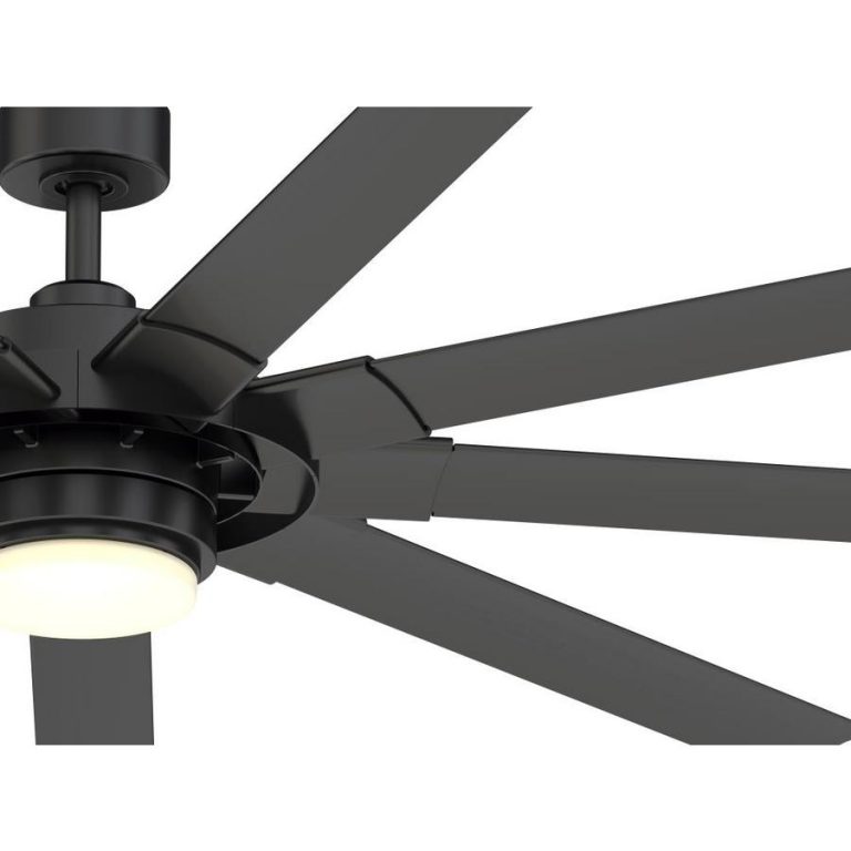 Fanimation Studio Collection Slinger v2 72-in Matte Black LED Indoor