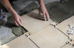 Bathroom Tile Install