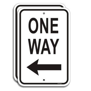 One Way Sign